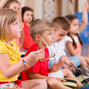 children playing instruments